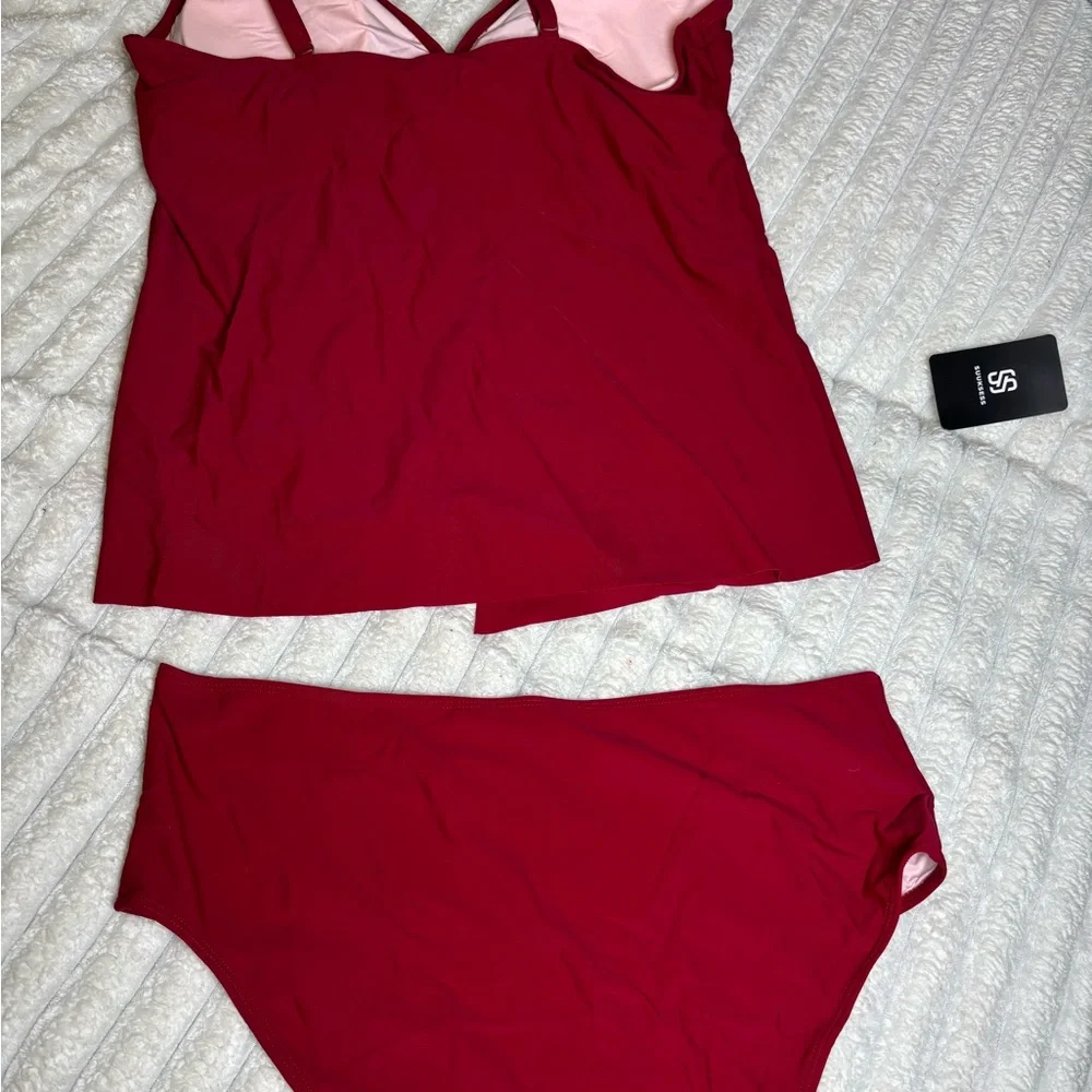 Chic Maroon Women's Swim Bikini